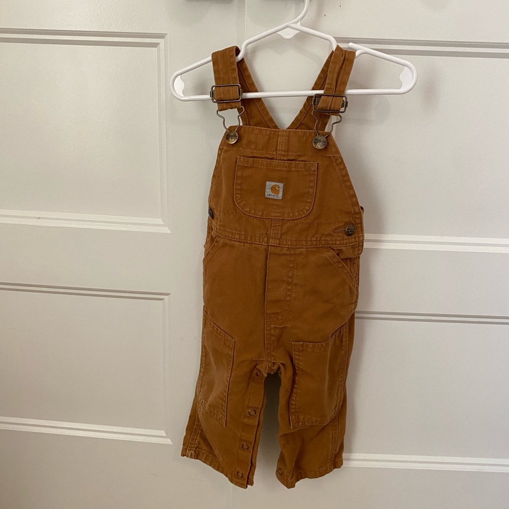 Baby boy carhartt overalls